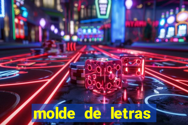 molde de letras feliz natal para imprimir